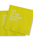 Life of the Fucking Party - Colorful Cocktail Napkins