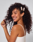 Recycled Plastic Creaseless Clips 4pc Set- Cherry Print