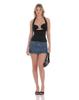 Lucy in The Sky Starfish Two Piece Top Set in Black