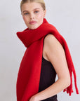 The Stockholm Scarf Crimson Red
