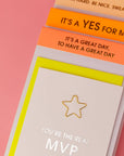 It's A Great Day, To Have A Great Day - Lined Notepad - Perforated Sheets - Bright Orange