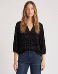 Bethany Floral Burnout Top