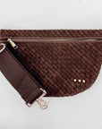Suede Westlyn Woven Bum Bag