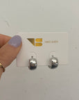 Silver Mimi Chunky Hoops