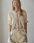 Monique Embroidered Short