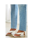 Statler Plaid Patch Jean