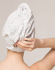 Quick Dry Hair Towel - Micro Dot