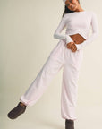Long Sleeve Crossover Top