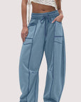 Tessa Wide-Leg Drawstring Pants