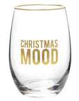 Stemless Wine Glass - Christmas Mood