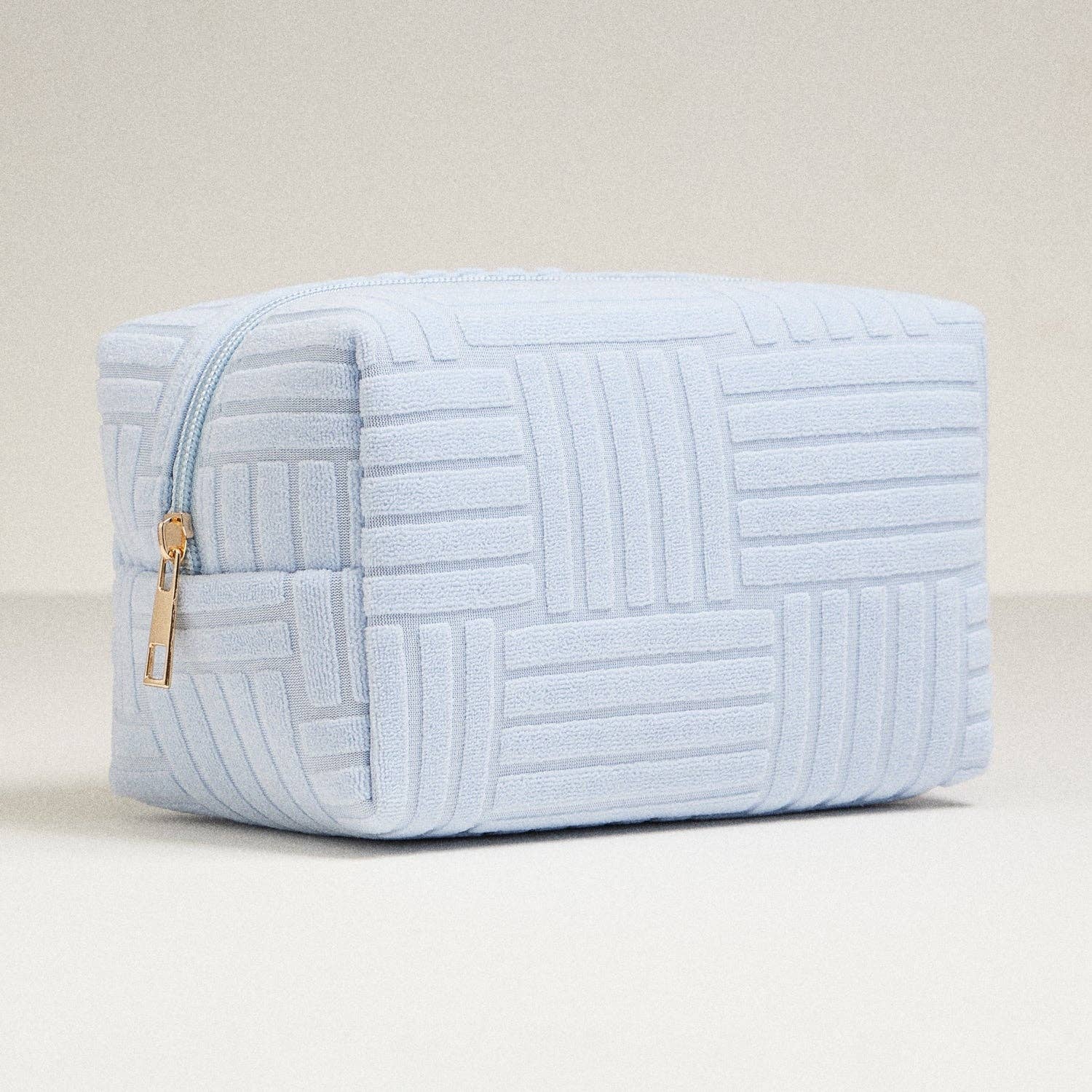 Luxe Terry fabric Makeup Bag -Medium