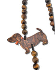 Hand-painted Dachshund Bracelet Phone Chain