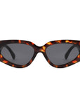 Retro Chic Narrow Bold 90s Women Cat Eye Sunglasses