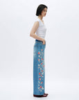Charlie Floral Embroidery Jean