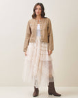 Solei Tiered Ruffle Tulle Skirt