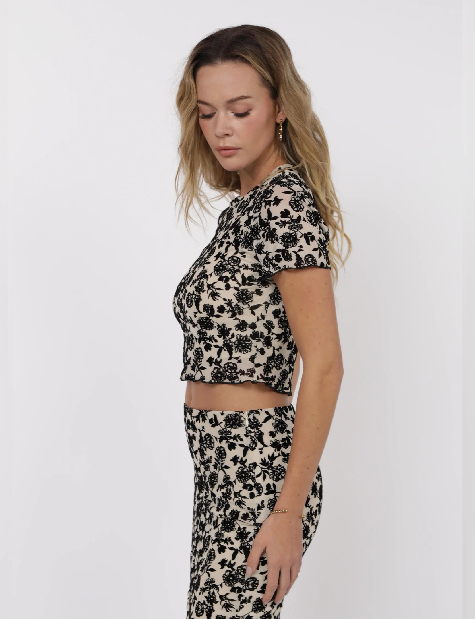 Analogue Nostalgia Crop Top