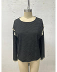 Sienna Ruffle Knit Long Sleeve
