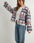 Cora Fleece Long Sleeve Jacket