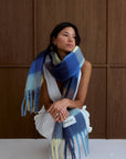 The Reykjavik Scarf Blue Yellow