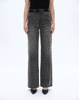 Nina High Rise Leopard Jean