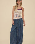 Mary Wide Leg Denim Pants