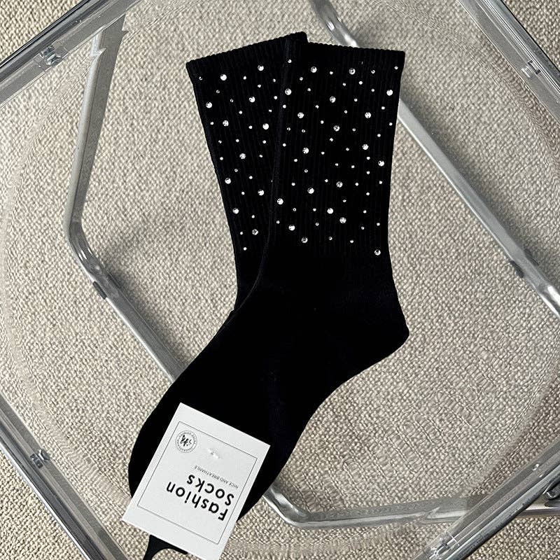 Rhinestone Socks