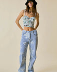 Pippa Floral Print Corset Top