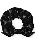 Martini Bow Scrunchie - Noir