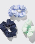Cloud Scrunchies 3pc Set - Garden Bouquet