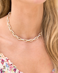 White Paula Acrylic Choker