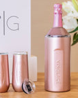 Champagne Gift Sets with Glass Lined Flutes