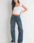 Tina Low Rise Relaxed Straight Leg