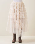 Solei Tiered Ruffle Tulle Skirt