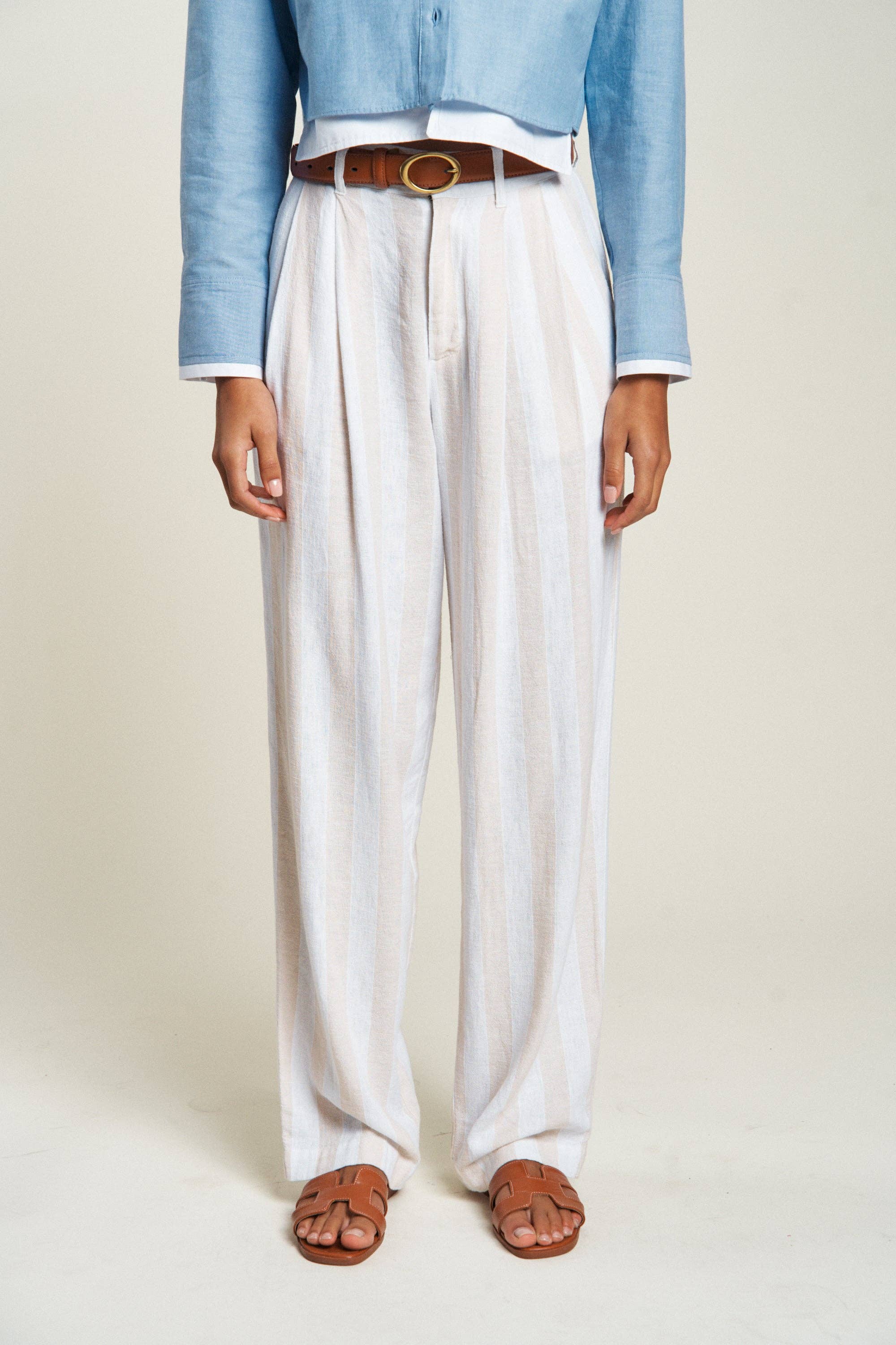 Evanston Trouser High Rise Sand Dune