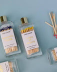 Remaining Fucks - Glass Bottle Matches, Navy, Funny Gift