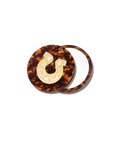 Hand-painted Good Luck Horseshoe Compact Mirror | Eco-Friendly