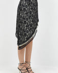 Leila Lace Asymmetrical Skirt