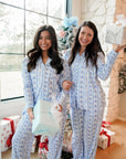 Blue Christmas Pajama Set