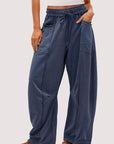 Tessa Wide-Leg Drawstring Pants