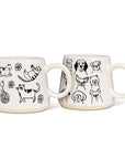 Oversized Mug with Dogs