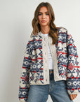 Cora Fleece Long Sleeve Jacket