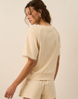 Andrea Scallop Trim Shorts