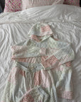 Quilted Pastel Hoodie