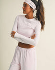 Long Sleeve Crossover Top