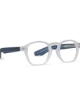 MYLES | Matte Clear | Matte Navy Blue | Blue Light