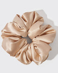 Holiday Cloud 9 Satin Pillow Scrunchie 1pc - Champagne