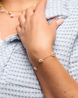 Pearl Daisy Bracelet