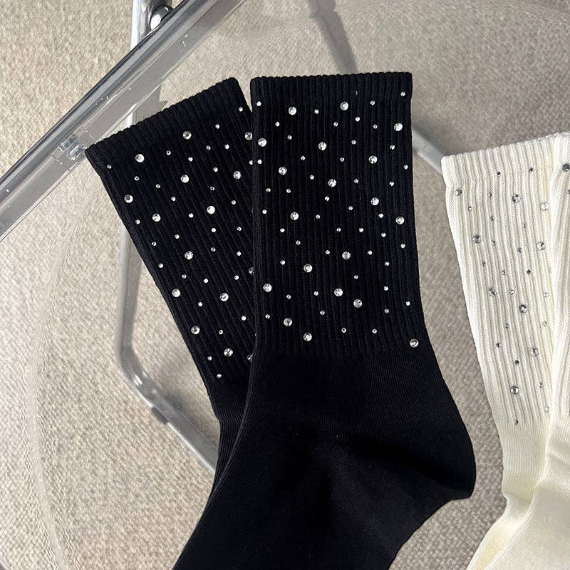 Rhinestone Socks