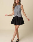 Angie Gingham Mini Dress
