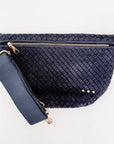 Suede Westlyn Woven Bum Bag